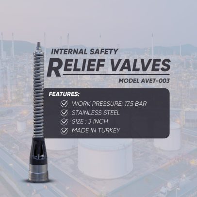 Internal Safety Relief Valve 3 PRV for LPG storage tanks
