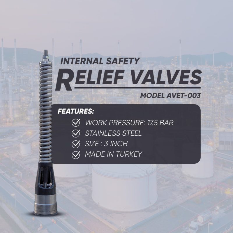 Internal Safety Relief Valve 3 PRV for LPG storage tanks