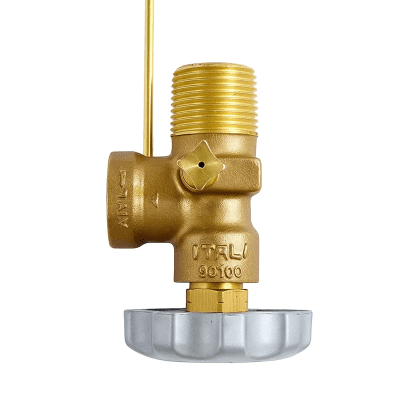 LPG cylinder shut-off valve