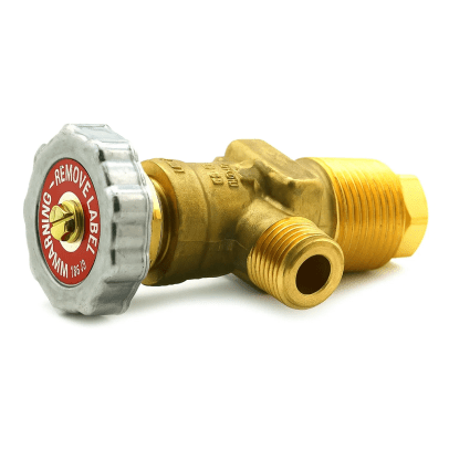 LPG cylinder shut-off valve